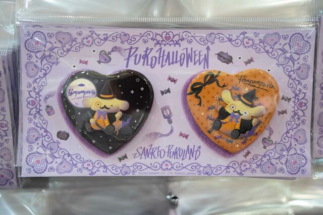 ツイン缶バッジ 880円｜グッズ｜サンリオピューロランド ハロウィーンスペシャルイベント「PUROHALLOWEEN」