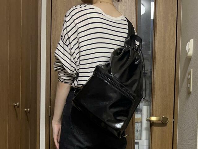 【LOWRYS FARM BIGワンショルダーBAG】斜め掛けにすると両手が空いてラクです！