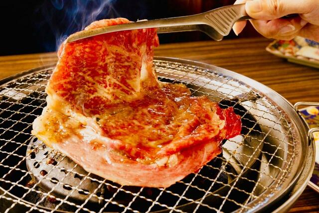 「はみでる和牛焼きしゃぶ」【和牛焼肉食べ放題 武田-Takeda-渋谷店】