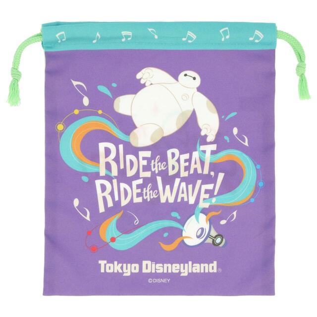きんちゃく 1,100円|東京ディズニーリゾート「サマー・クールオフ at Tokyo Disney Resort」グッズ|販売店舗:東京ディズニーランド「ディズニー&カンパニー」|発売日:2026年7月1日(水)