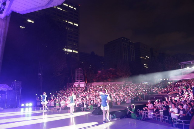 Negicco野音レポート／ライブの様子