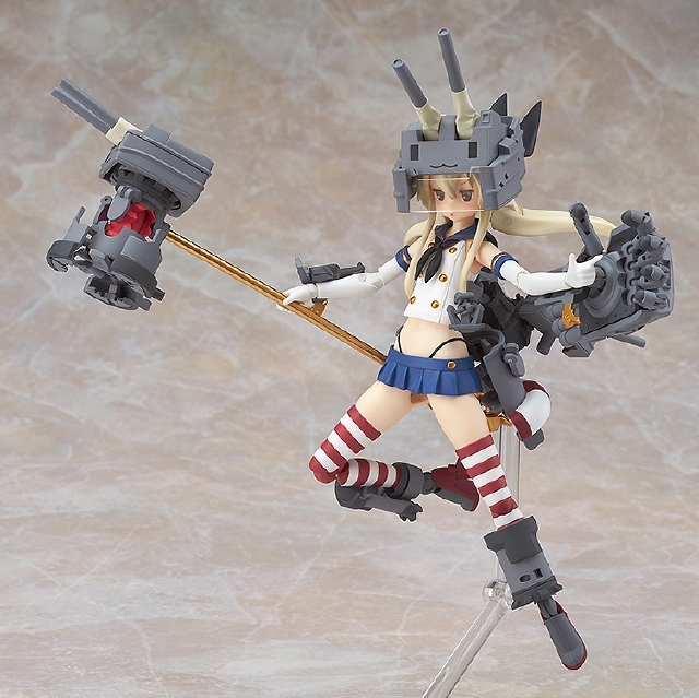 食らえ 連装砲ちゃんハンマー 艦これ 合金島風 発売決定 フィギュア同士の変形合体を実現 Medery Character S