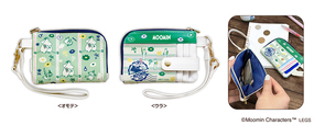 郵便局限定『ムーミン』グッズ【マルチコインケース】価格：1,550円（税込）サイズ（約）：タテ9×ヨコ12.5×マチ1.5cm：コインケースとして使うのはもちろん、目薬やリップなどのミニポーチとしても使えます。カード入れが3つ付いているのもポイントです。