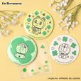 【I'm Doraemonシリーズ新商品】グリッター缶ミラー 全3種 各¥1,100／春を楽しむドラえもんとドラミの、思わずほっこりする表情がキュート