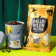 【カルディ　オリジナル ハロウィンブレンド＆キャニスター缶セット（9/13発売）】中煎りコーヒー「ハロウィンブレンド」とキャニスター缶のセットです