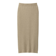 GU／ワイドリブニットナロースカート（BEIGE）