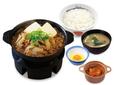 「お肉たっぷり牛鍋膳」＋小鉢