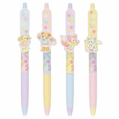 春ディズニーのお土産に「ダッフィーたちの文具グッズ」！ 春色