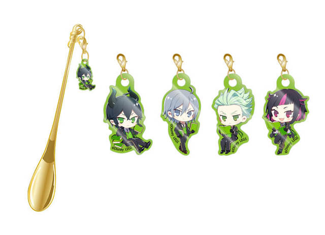 アクリルチャーム付きマドラー＜ディアソムニア寮（ランダム4種）＞