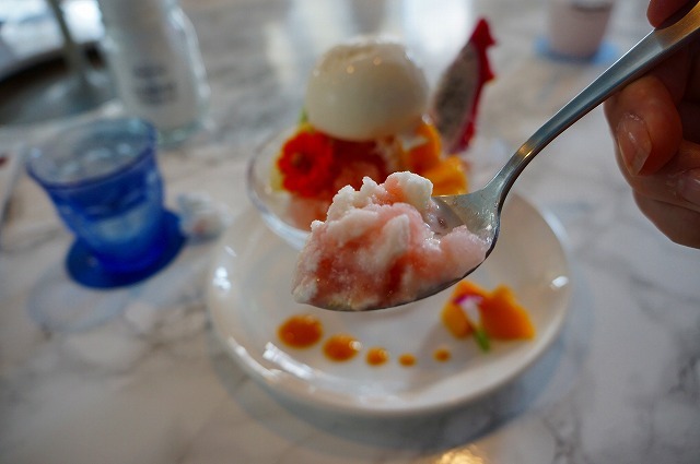 ハイビスカスグラニテ880円＠ハーゲンダッツサマーテラス