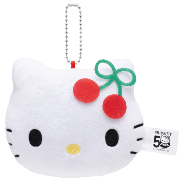 B賞フェイスチャーム（全5種）【Happyくじ『HELLO KITTY 50th〜ハッピーアニバーサリー★〜』】