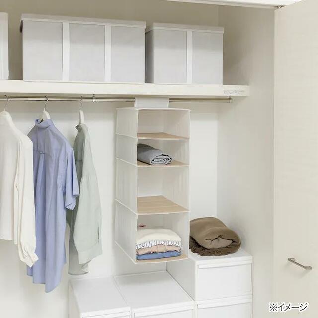 【カインズの収納グッズ売上ランキング 6位】「ハンガー収納ケース」S：1,780円（税込）、M：2,280円（税込）