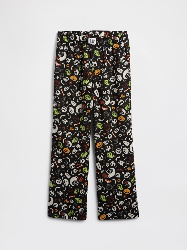 GapKids × ディズニー ナイトメアー・ビフォア・クリスマス リサイクル素材100% パジャマパンツ ¥3,990