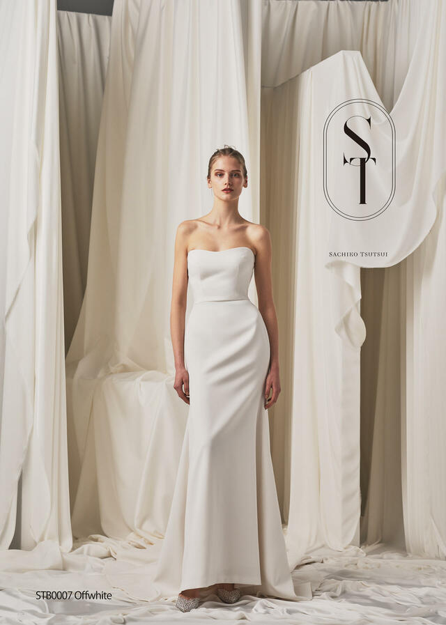 クラウディア|「ST(サチコツツイ)」新作ウェディングドレス|STB0007_Offwhite