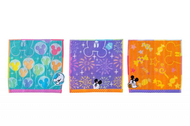 ミニタオルセット 1,600円｜縦約25×横約25cm、3枚セット