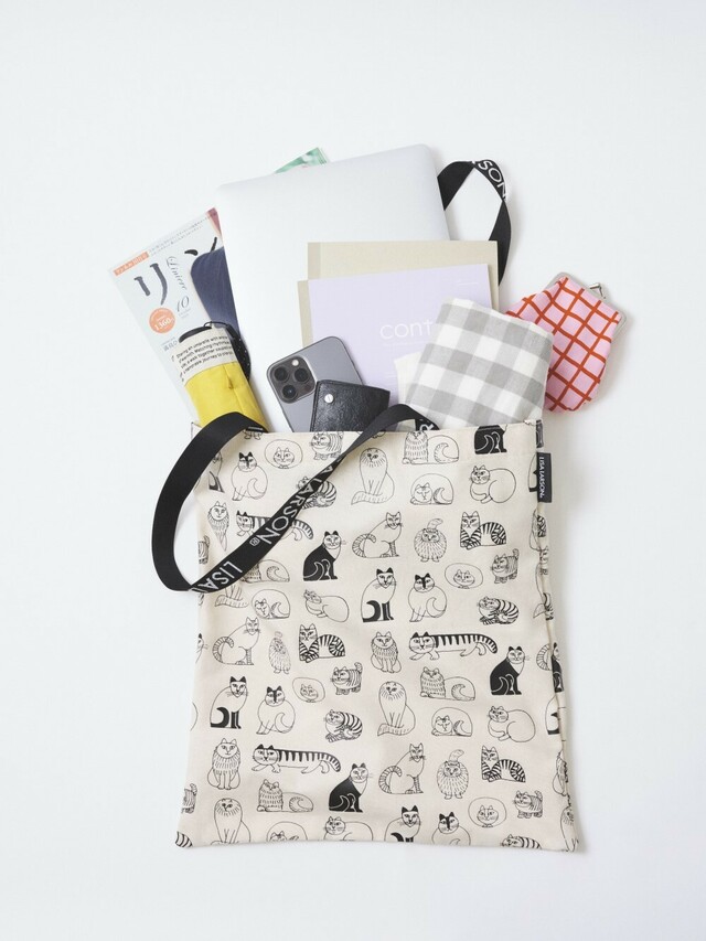 スケッチマイキービッグトートはPCや雑誌もすっぽり入る！