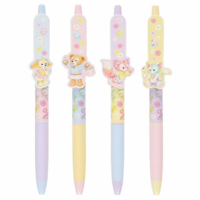 ボールペンセット 1,700円｜東京ディズニーシー「ダッフィー＆フレンズのカム・ファインド・スプリング！」スペシャルグッズ｜発売日：2024年4月1日（月）