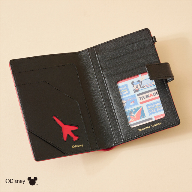 パスポートケース 15,400円｜Samantha Thavasa /DISNEY DREAM TRAVELコレクション「ミッキー＆ミニー」