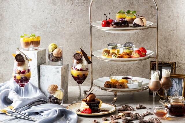 「プレミアムショコラシティ＆スイーツブッフェ」＜期間：2025年5月10日～6月29日＞【ジェラートもパンケーキも食べ放題！初夏のフルーツ＆チョコレートのアフタヌーンティーで贅沢なひととき♪】