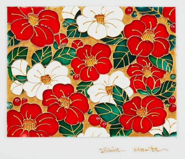 「ポッピン缶」＜価格：1,485円（税込）＞【ステンドグラスのような“ガラス絵×浮世絵” が美しい！和菓子入り『ポッピン缶』蔦屋書店など限定で新発売！】