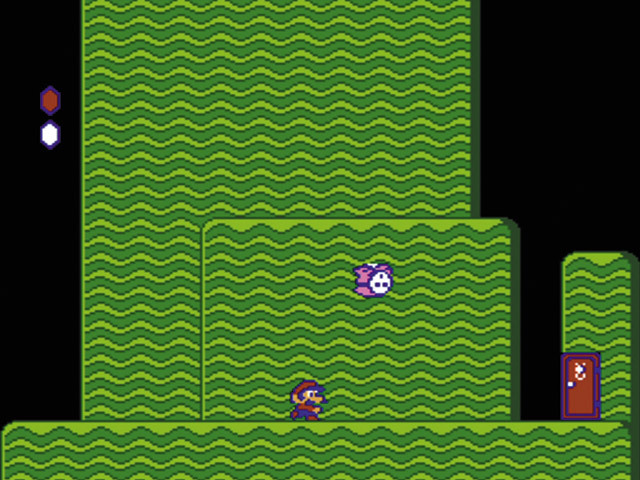 スーパーマリオUSA／マリオシリーズでお馴染みの敵は一切登場しない。