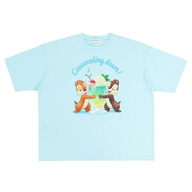 Tシャツ(ユニセックスワンサイズ) 4,300円|夏の東京ディズニーリゾート「Hello Hello SUMMER!」グッズ|販売店舗:東京ディズニーランド「グランドエンポーリアム」、東京ディズニーシー「タワー・オブ・テラー・メモラビリア」|発売日:2026年6月11日(木)