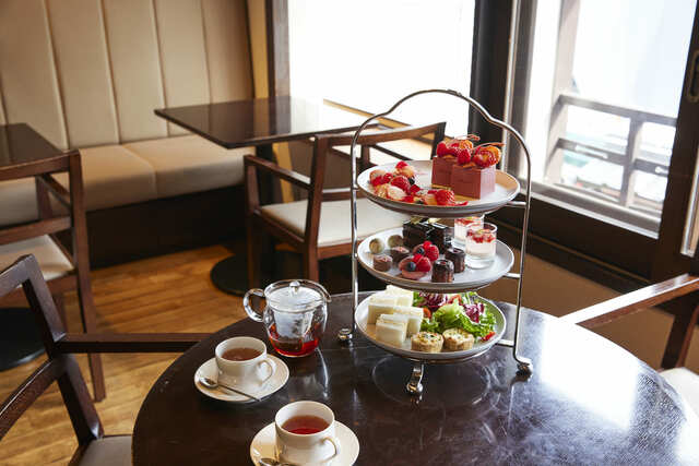 【ベルアメール 京都別邸　カフェメニュー】「アフタヌーンティーセット」￥6,600