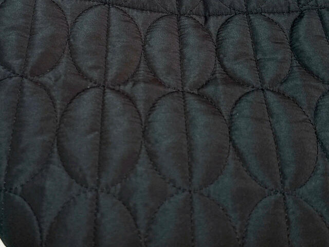 【カルディ コーヒー福袋豪華セット】キルティングの柄に注目。コーヒー豆の柄なんです！