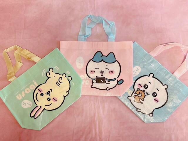 【ちいかわ100円雑貨】ちいかわ ちょこっとバッグ/各税込110円