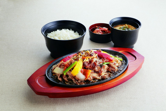 特盛鉄板プルコギ定食