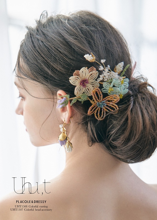 KURAUDIA × PLACOLE & DRESSY（クラウディア×プラコレ）新作ウェディングドレス｜Uhu,t（ウフト）ヘアアクセサリー