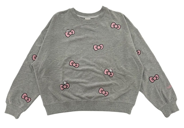 【SHIBUYA109×HELLO KITTY SPECIAL COLLABORATION】one way（6階） HELLO KITTYまみれトレーナー 全2種 各¥6,490