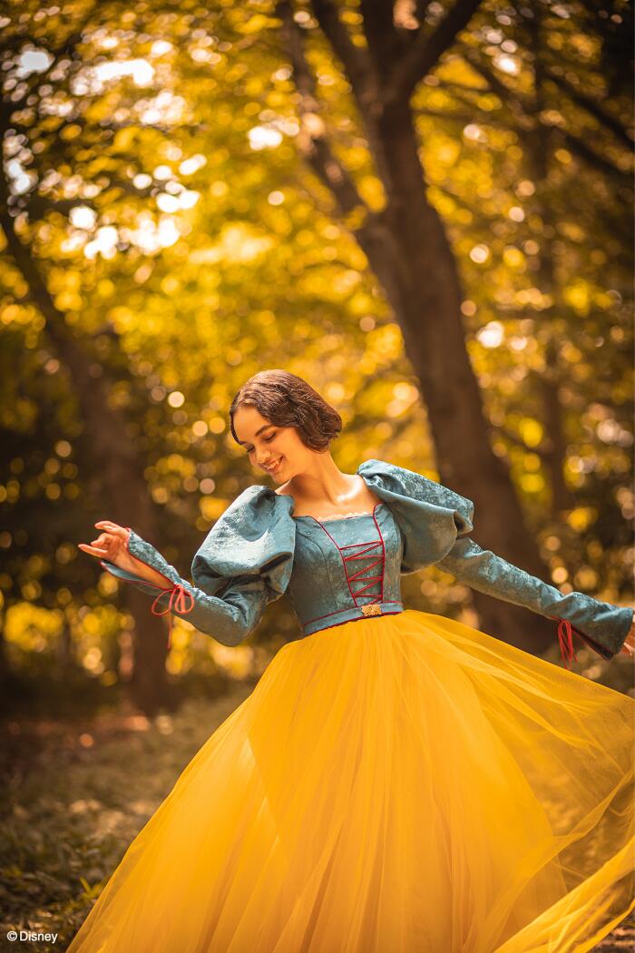 白雪姫ドレス 110センチ 東京ディズニーリゾート公式 公式】ディズニーストア.jp | 白雪姫 キッズ用ドレス リボン 110