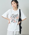 【サンリオ×FREAK'S STORE】“HELLO KITTY”コラージュ プリントTシャツ ¥5,995/大人可愛く着られる「ハローキティ」Tシャツ