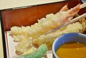 揚げたてサクサクのえび天