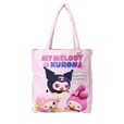【マイメロディ&クロミ】「トートバッグ」2,497円/A4サイズが入る約幅35×高さ38cm。