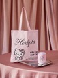 【HELLO KITTY meets Her lip to “Limited Collection”】「HLT x Hello Kitty Tote Bag (Tin)」6,800円(pink/ivory/navy/yellow/pale blue/red/green)