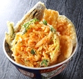 「桜海老のかき揚げ天丼」