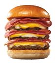 トリプルベーコントリプル絶品チーズバーガー　1,200 円（通常価格1,450 円）