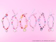 【SKINNYDIP LONDON×サンリオキャラクターズ】ビーズフォンストラップ：2,420円（全8デザイン）／各キャラクターイメージでビーズパターンをデザインした、Y2K・平成チックなフォンストラップ