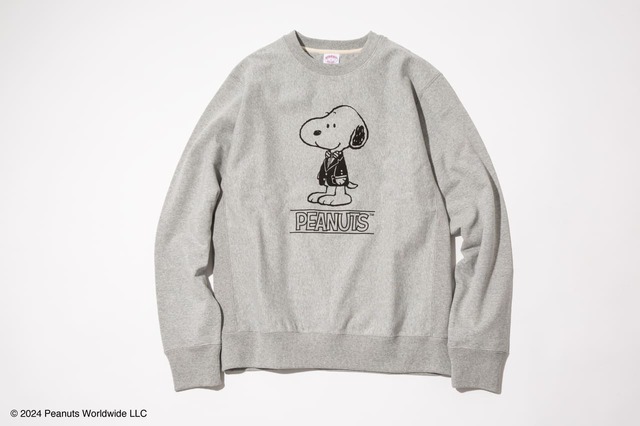 【ブルックス ブラザーズ×PEANUTS】ブルックス ブラザーズ×PEANUTS スウェットシャツ　H.Grey