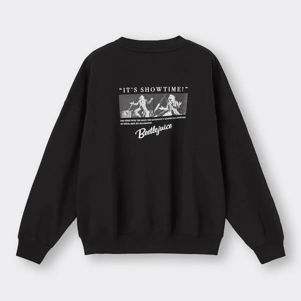 『ビートルジュース』グラフィックスウェットプルオーバー(長袖)WB CLASSIC FILM COLLECTION +X