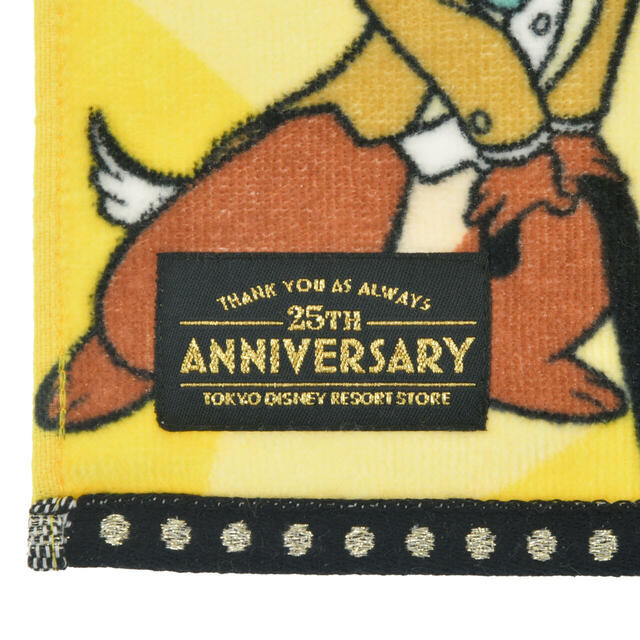 【東京ディズニーリゾート店限定】チップ＆デール ミニタオル 東京ディズニーリゾート店25周年記念 900円