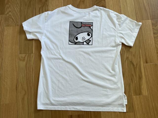 【ユニクロ クロミ&マイメロディ UT グラフィックTシャツ WHITE】サイズ感は少し大きめ