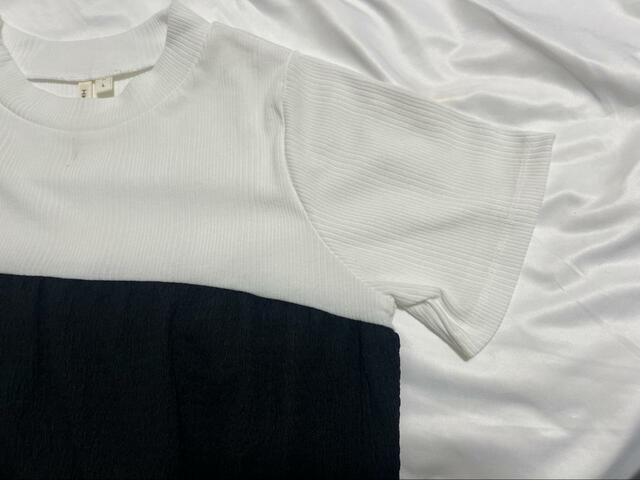 【HK WORKS LONDON ワンピース】袖は二の腕を隠してくれる丈感