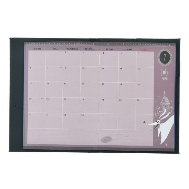 ティム・バートン ナイトメアー・ビフォア・クリスマス 手帳・スケジュール帳 B6 型押し CALENDAR＆ORGANIZER 2026 2,800円