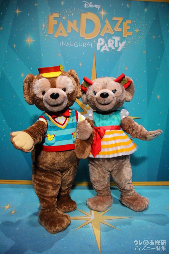 Disney FanDazeのダッフィー&シェリーメイのペアグリーティング