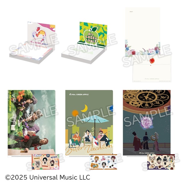 H賞:ステーショナリーコレクション|一番くじ Mrs. GREEN APPLE MAGICAL WINTER