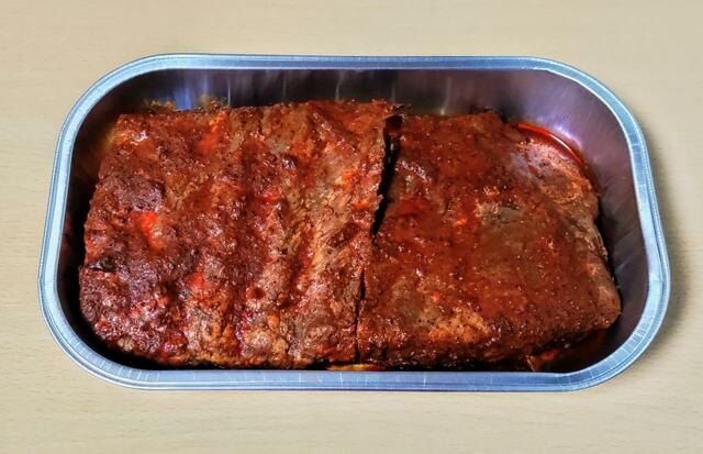 【コストコ　ドライラブスペアリブ　1042g　3147円】トレーごとオーブンで加熱してから食べるのがおすすめ