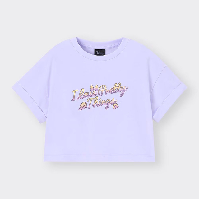 GU ディズニー GIRLSグラフィックT(半袖) ¥990